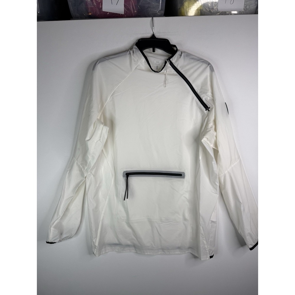 On Clouds Women's Active Jacket XL White Thin Wind Breaker